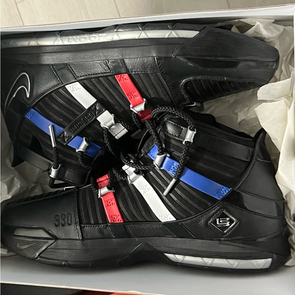 Nike Zoom LeBron 3 Black Men's 9.5